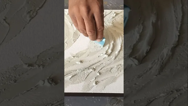 Layering Techniques: Building Texture in Acrylic Abstracts #art #shorts