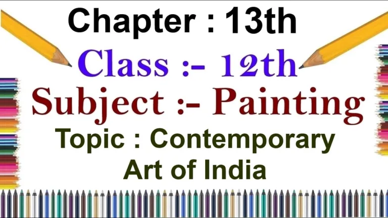 PAINTING : Contemporary Art of India | Chapter 13 | 12th NIOS |S2 CLASSES |Best Educational Channel|