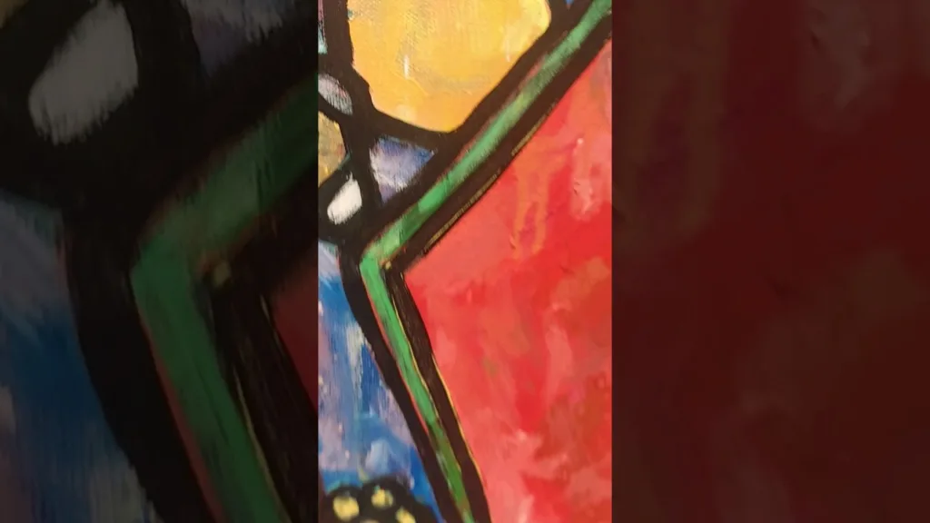 The PROUD of an ARTIST 🎨 ✨️ #painting #artwork #abstract #shorts #exhibition #proud