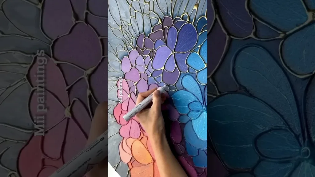 What? Glue gun fluidart amazing painting 34 What? Glue gun fluidart amazing painting