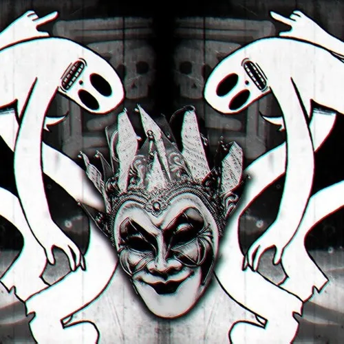 Art of Minimal Techno Cartoon Tripping 2024 Koko the Clown X The Madness Boris Brejcha by RTTWLR