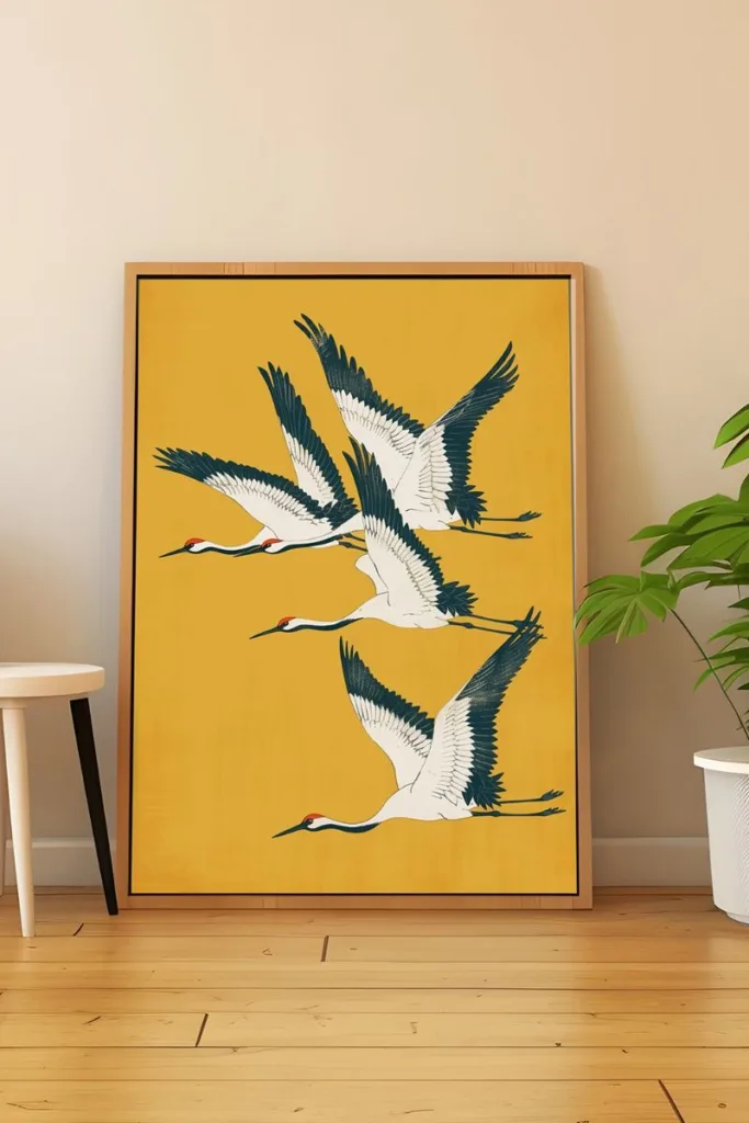Elevate Your Space with Vintage Japanese Crane Wall Art 53 be266ace4a4cf6b33ad5a8fe2697a842