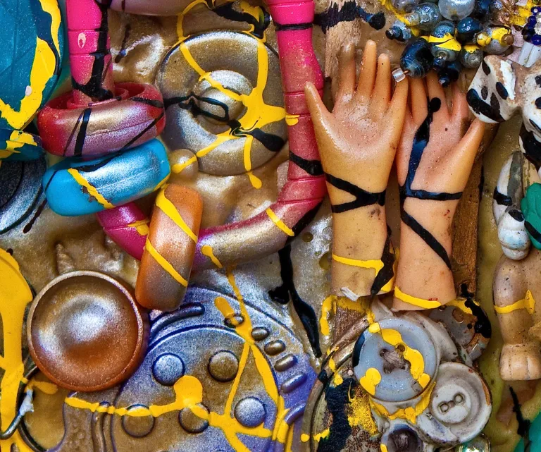 glued toys