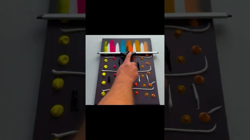 Abstract SQUEEGEE Painting Made Easy for Beginners!