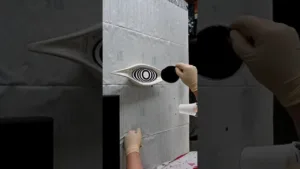 Black & White Abstract Painting with a Gravy Boat?! 🎨😲