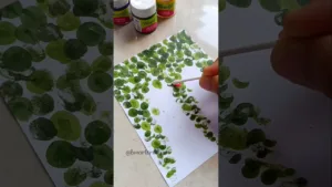 Easy painting technique 😍💕 #shorts #painting #flowerart #canvas #ytshorts #drawing #shortsvideo #art