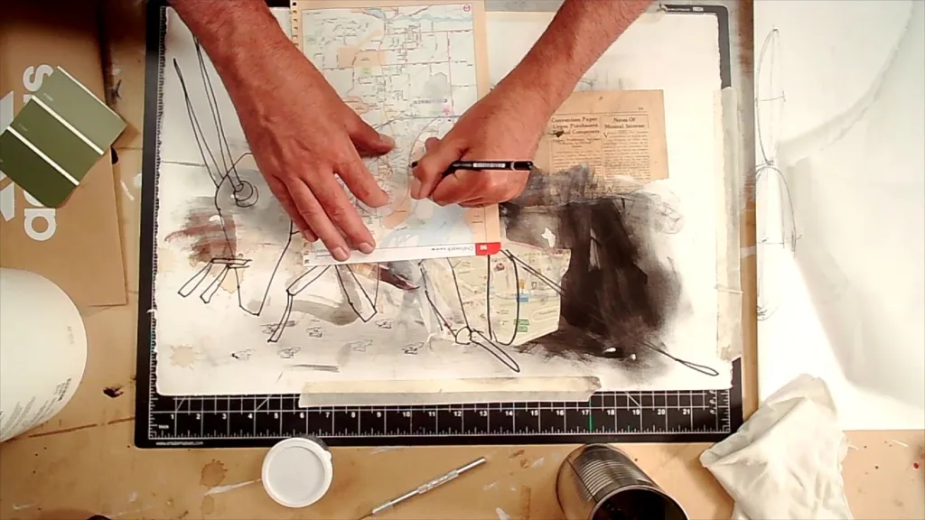 How to do collage art. 35 How to do collage art.