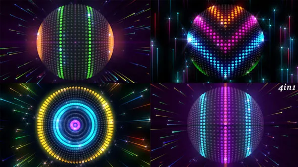 Led Sphere (4-Pack) 14 Led Sphere (4-Pack)