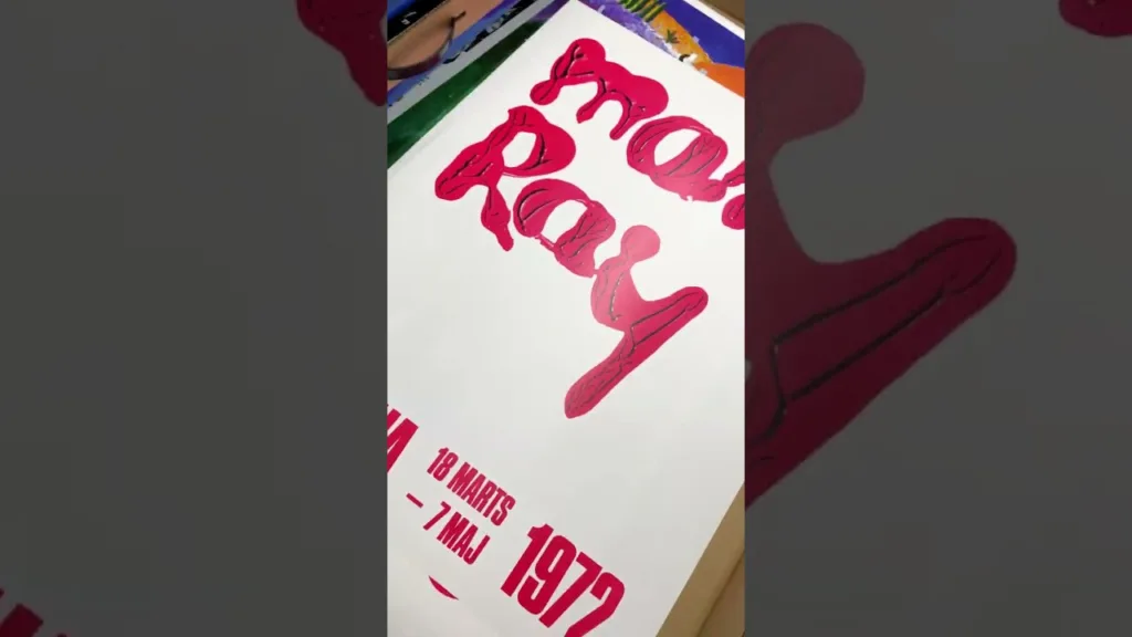 Man Ray, Louisiana Museum of Modern Art exhibition poster, 1972