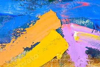 Oil on canvas. fragment of my painting. abstract background. focus on brushstrokes