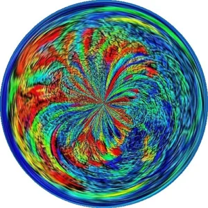 Primary colors marble