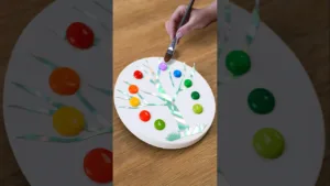 Satisfying Painting Tree & Sun 🎨🔥