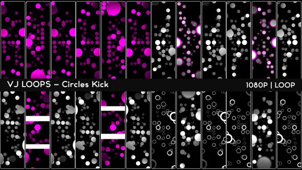 VJ Loops - Circles Kick