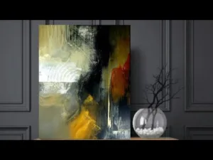"WHIRLWIND THOUGHTS" Simple Techniques for DYNAMIC Abstract Art | EASY for Beginners (534)