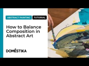 Abstract Painting Tutorial: How to Balance Composition in Abstract Art by Josh Jensen | Domestika