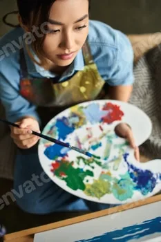 Artists palette: a moment of creation 2 Artists palette: a moment of creation