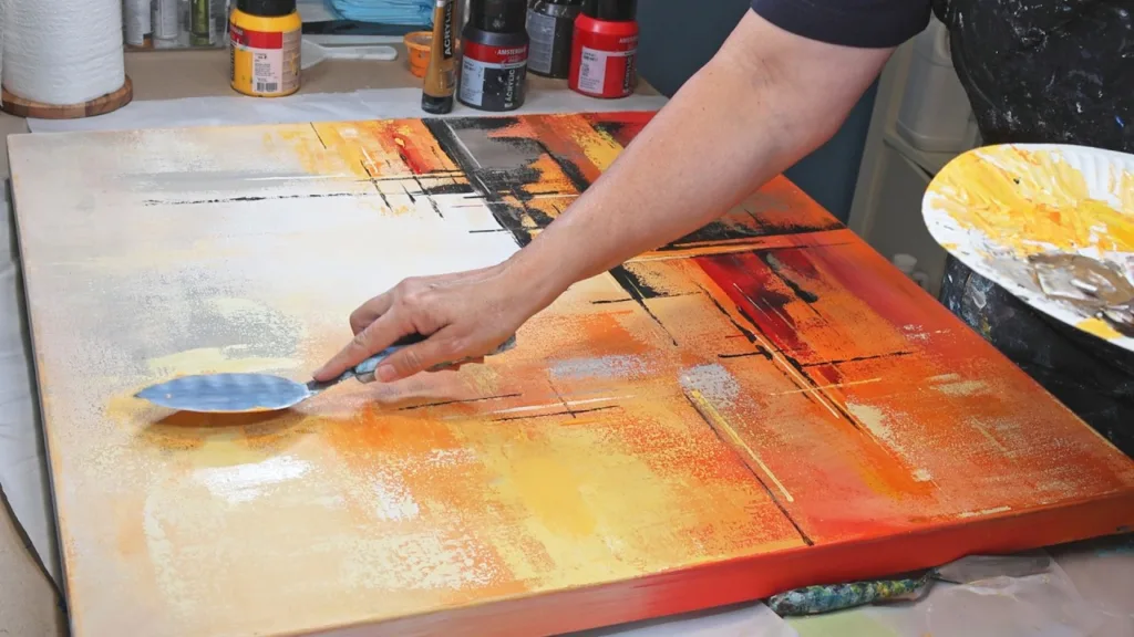 Creating Warmth with a Subtle Glow! - Orange Abstract Art 8 Creating Warmth with a Subtle Glow! - Orange Abstract Art