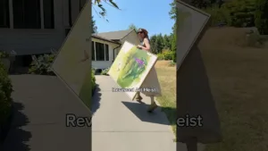 Don’t steal art, give it away instead 😉 Abstract Painting Series by Victoria Rose Park #abstractart