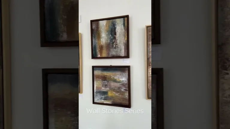 Exhibition wall #artvideo #artist #texturalart #artshorts #artexhibition #kunst #kunstausstellung