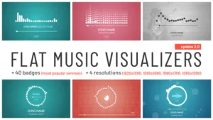 Flat Music Visualizer