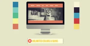 Flat Website Presentation