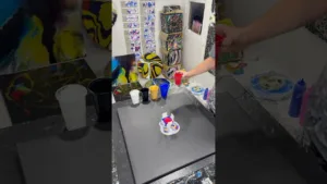 Fluid art techniques #artstyle #arttechnique #fluidart #acrylicpainting #acrylicpour #fyp