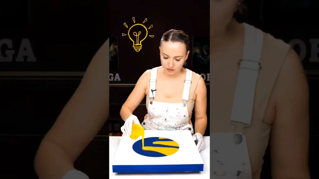 I Tried Creating Vibrant Planet with Acrylic Pouring techniques🌌👀 #shorts #art 12 I Tried Creating Vibrant Planet with Acrylic Pouring techniques🌌👀 #shorts #art