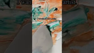 I love my artwork.🎨#art #workingartist #contemporaryart #painting #oilpainting #canvas #shortvideo