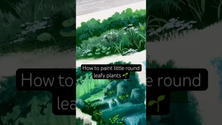 The perfect plant to tuck into your greenery! #gouache #painting