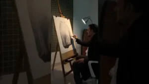 🎨 “This Painting Will Blow Your Mind in 30 Seconds!” #shorts #exhibition #ejazartgallery