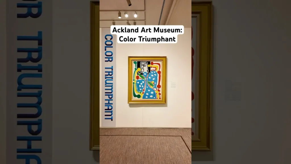 Welcome to the Exhibition Tour 🩵 "Color Triumphant" at #UNC's Ackland Art Museum! #UNCChapelHill