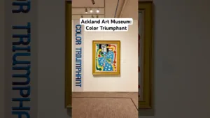 Welcome to the Exhibition Tour 🩵 "Color Triumphant" at #UNC's Ackland Art Museum! #UNCChapelHill