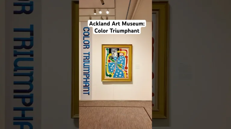 Welcome to the Exhibition Tour 🩵 "Color Triumphant" at #UNC's Ackland Art Museum! #UNCChapelHill