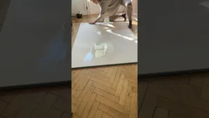 Working on a new scale.. 💕 #art #painting #acrylicpainting #contemporaryart #artist #abstractart