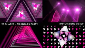 2D Shapes - Triangles Party