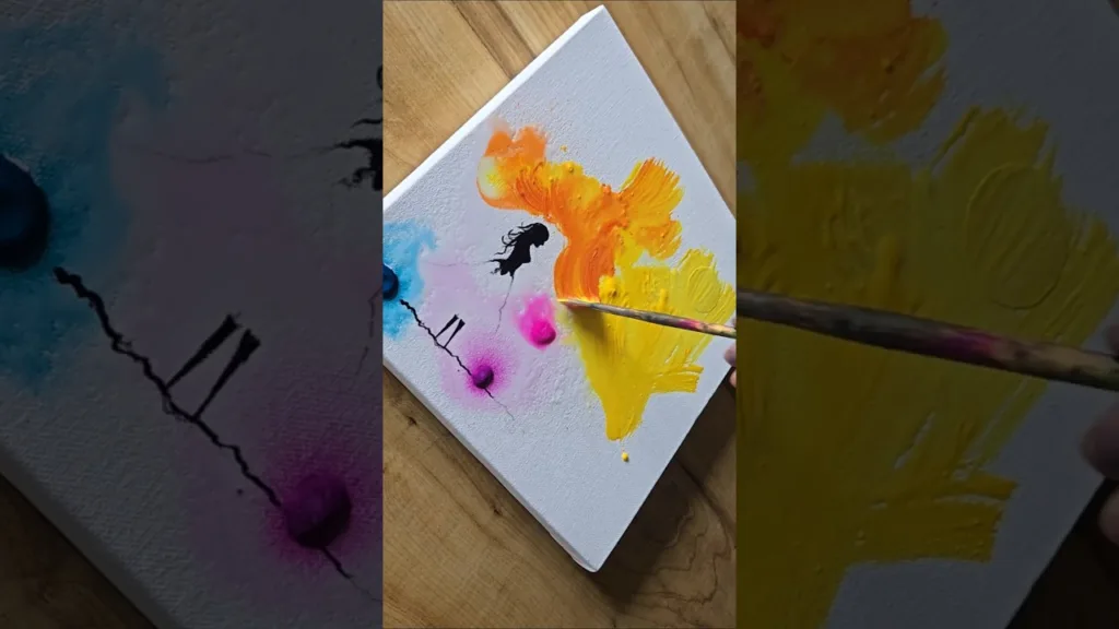 Amazing art 🎨💃✨️ #acrylicpainting #art #diy #shorts 19 Amazing art 🎨💃✨️ #acrylicpainting #art #diy #shorts