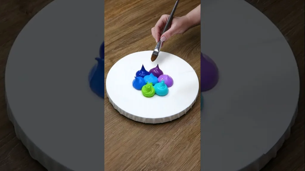 Blobs to Beauty 🎨😍 #art #shorts