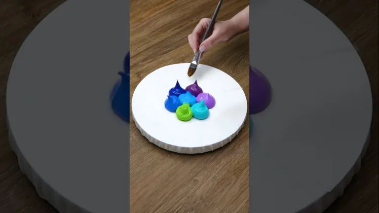 Blobs to Beauty 🎨😍 #art #shorts