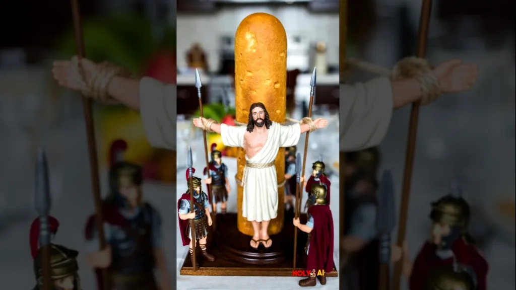 Bread-Integrated Figurative Artwork #shortsfeed #ai 9 Bread-Integrated Figurative Artwork #shortsfeed #ai