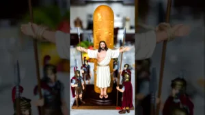 Bread-Integrated Figurative Artwork #shortsfeed #ai