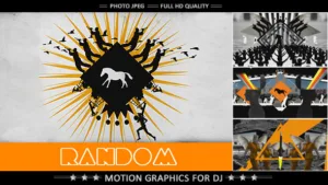 DJ Stage Background Projection