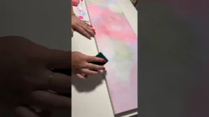 Easily Blend Acrylics using a Kitchen Sponge