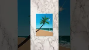 “Endless Paradise“ Easy painting idea for beginners #paintingtutorial #art #acrylic