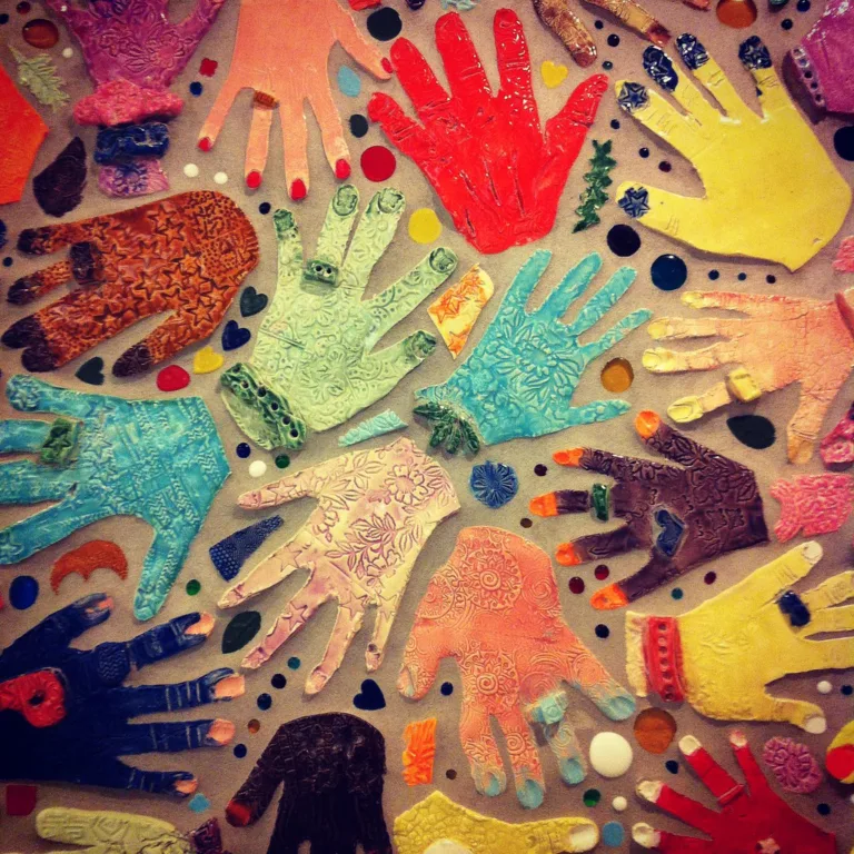 Hands Art at The Cotting School 1 Hands Art at The Cotting School