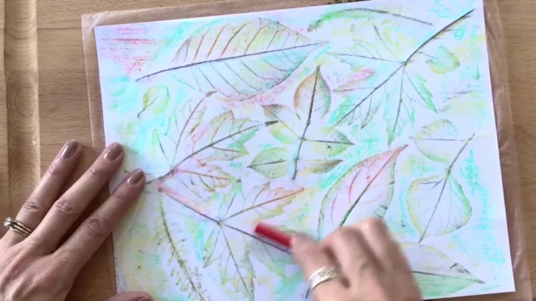 How to Make Leaf Rubbing Art 1 How to Make Leaf Rubbing Art