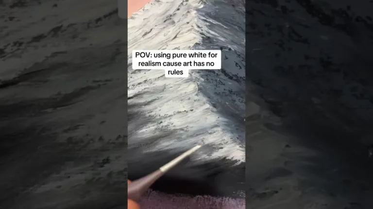 Painting Mount Everest when my paint arrives 🥲