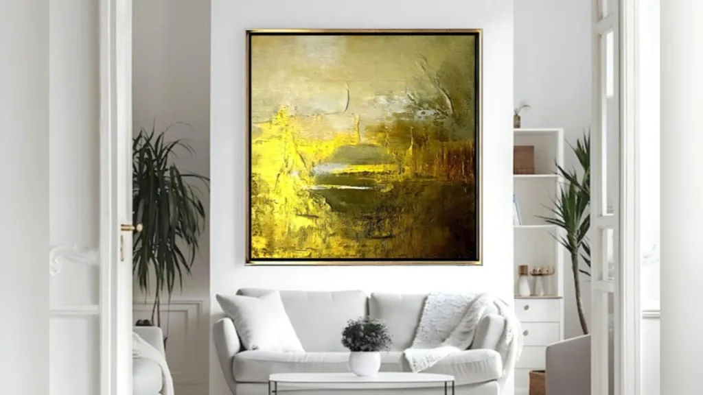 SIMPLE Minimalist BRONZE & GOLD Abstract Painting for Beginners: DIY Textured Wall Art (533)