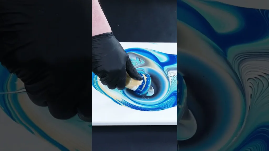 The Flow Flip cup Painting technique #fluidart #art 83 The Flow Flip cup Painting technique #fluidart #art
