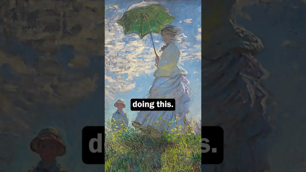 Was Monet's Famous Woman with a Parasol Painting REALLY Finished? #artist #art #painting #arthistory 18 Was Monet's Famous Woman with a Parasol Painting REALLY Finished? #artist #art #painting #arthistory