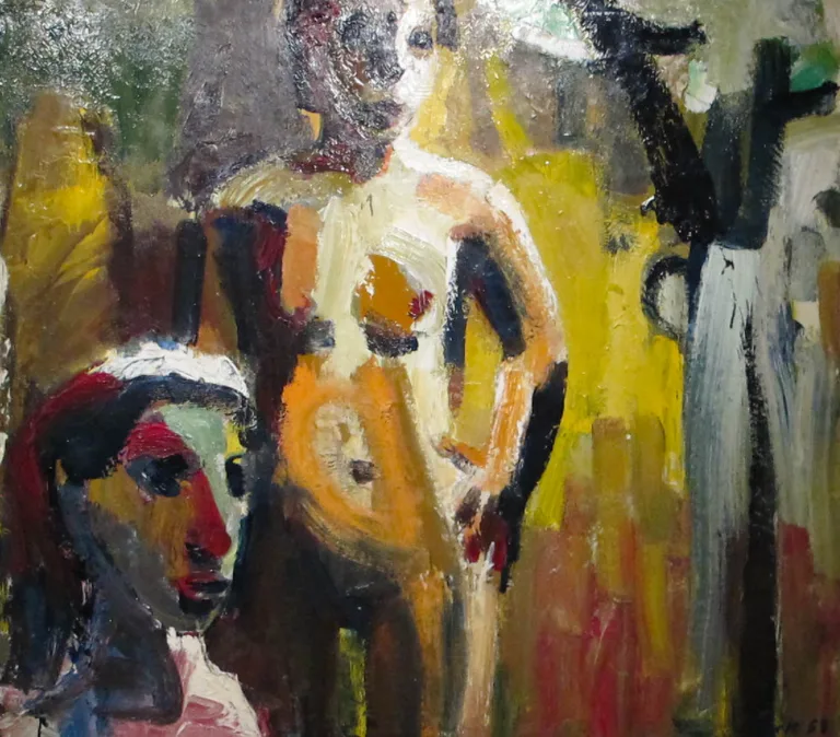 Women in a Landscape, David Park, 1958